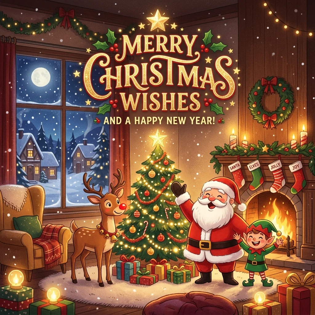 Animated Merry Christmas Wishes