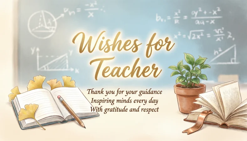 Wishes for Teacher