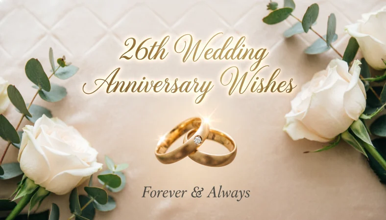 26th Wedding Anniversary Wishes