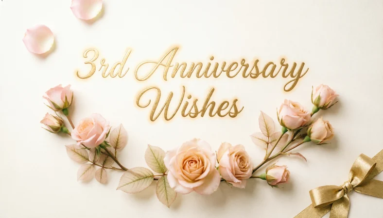3rd Anniversary Wishes