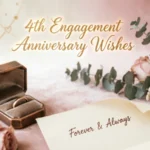4th Engagement Anniversary Wishes