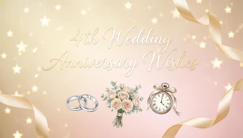 4th Wedding Anniversary Wishes