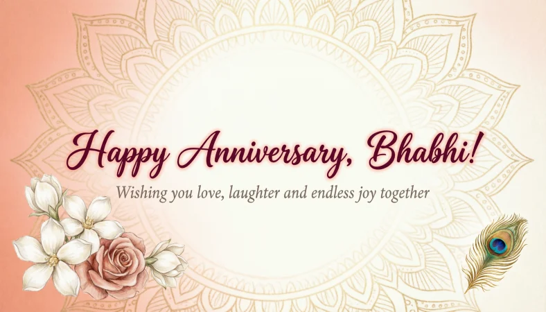 Anniversary Wishes for Bhabhi