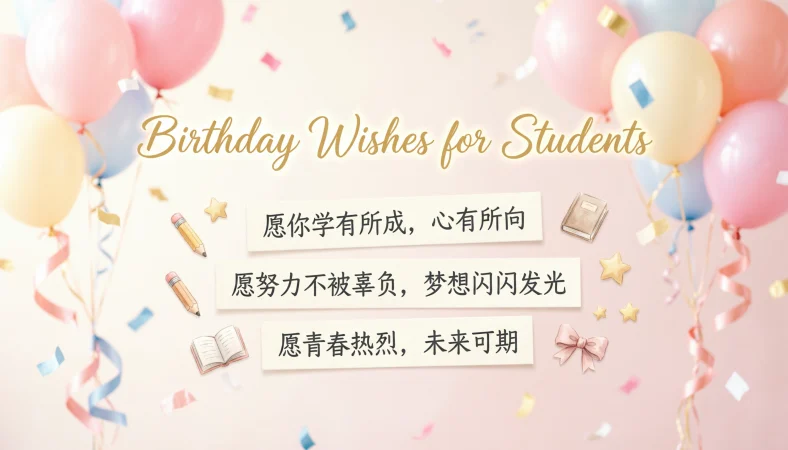 Birthday Wishes for Students