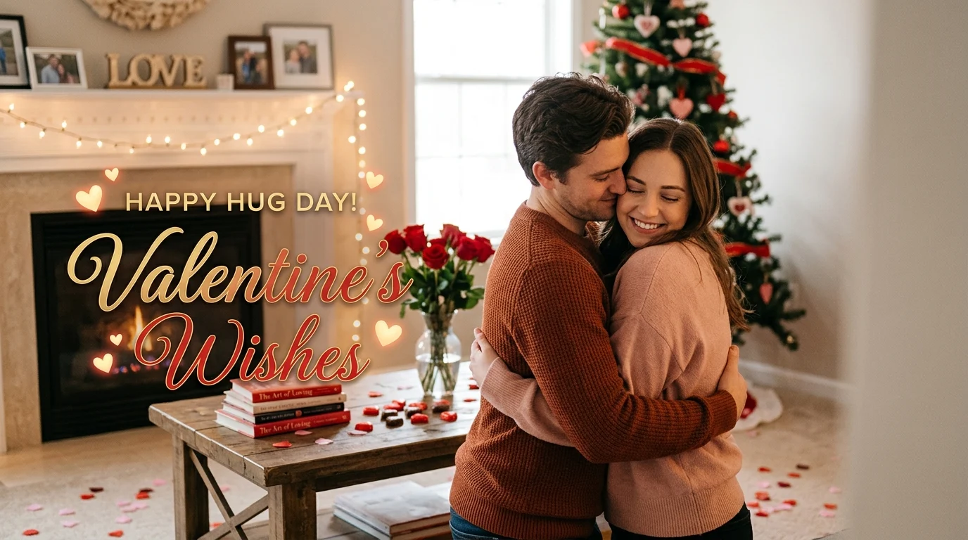 Valentine’s Hug Day Wishes